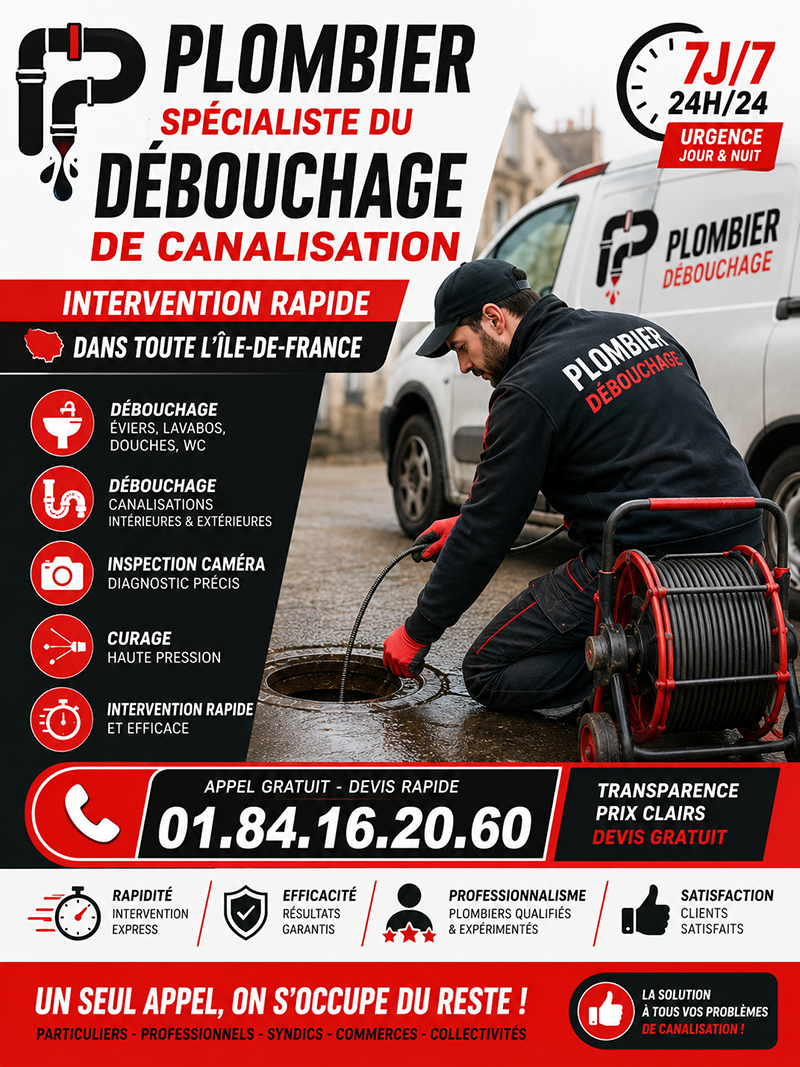 Debouchage Canalisation Colombes